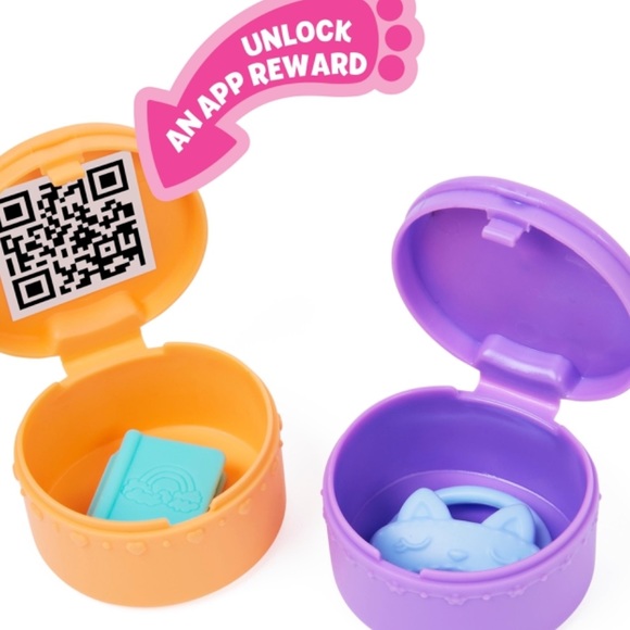 New Toy Gabby’s Dollhouse Pillow Cat’s Sweet Dreams Bedroom 9 pcs Toy Set - Picture 4 of 7